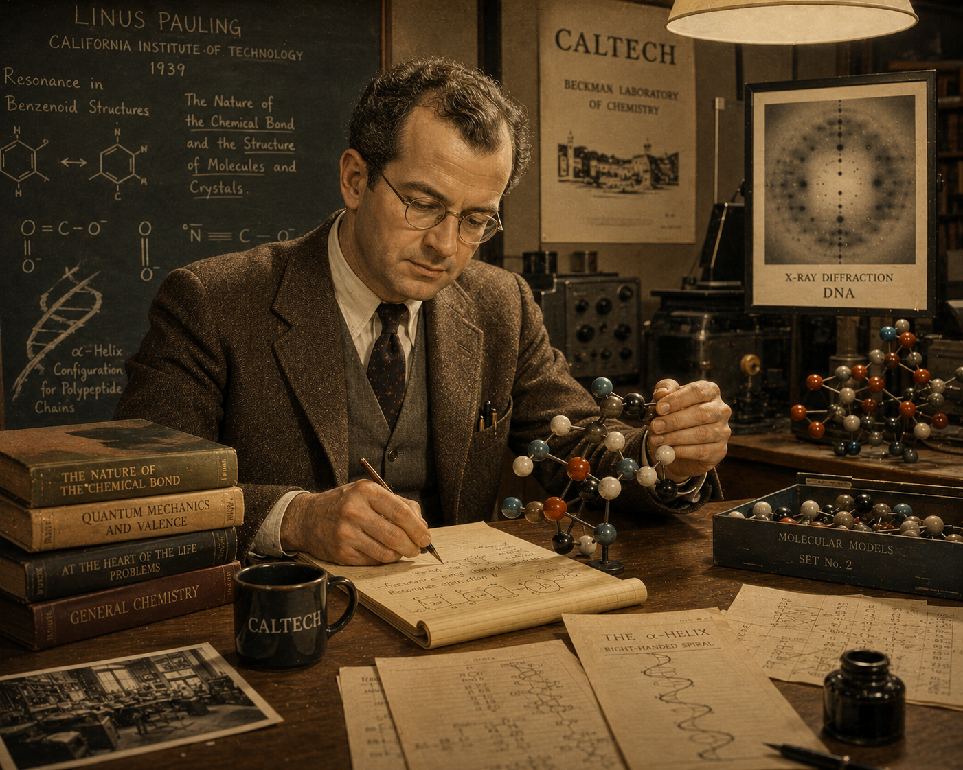 Linus Pauling: Người Giải Mã Bí Ẩn Liên Kết Hóa Học và Cấu Trúc Sự Sống