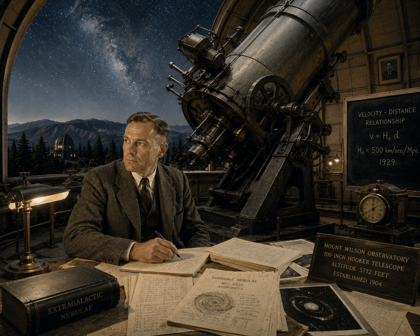 Ánh Sáng Từ Vô Tận: Hành Trình Khám Phá Vũ Trụ Của Edwin Hubble