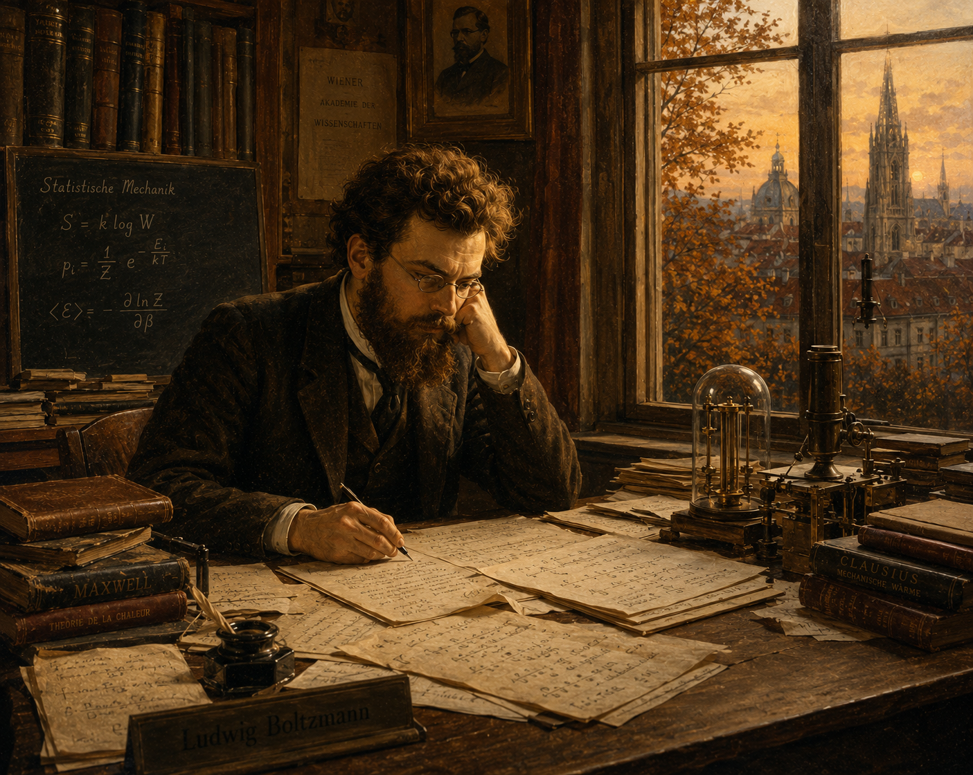 Ánh Sáng Trong Bóng Tối: Hành Trình Của Ludwig Boltzmann Và Bí Ẩn Entropy