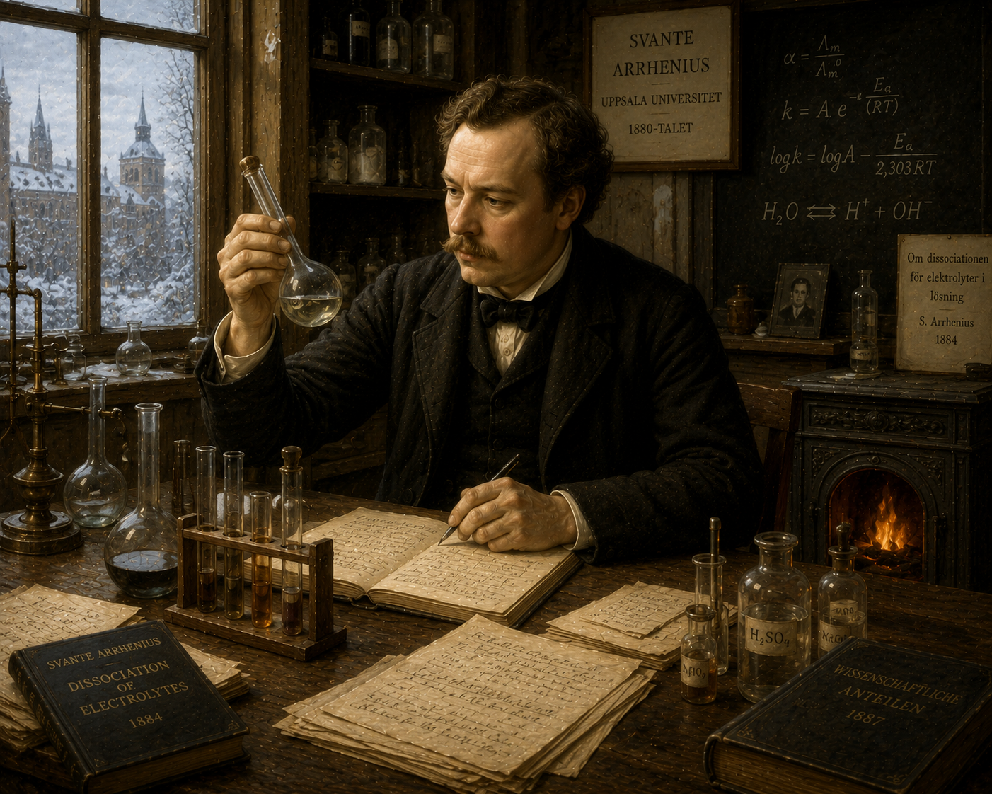 Ánh Sáng Từ Những Dòng Điện Ly: Hành Trình Của Svante Arrhenius