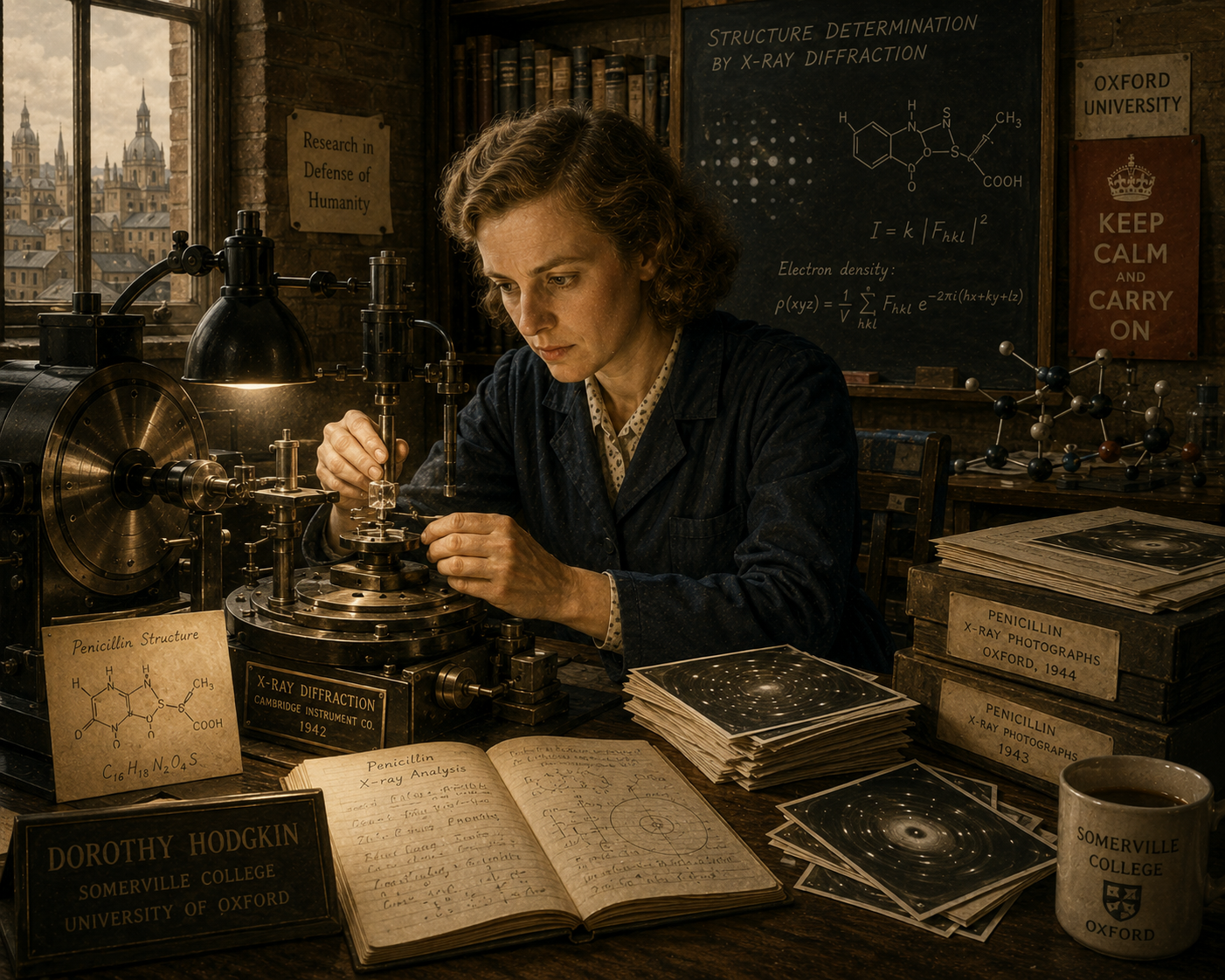 Ánh Sáng Từ Những Tinh Thể: Hành Trình Của Dorothy Hodgkin