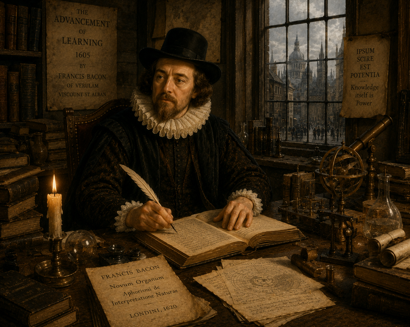 Francis Bacon: Ánh Sáng của Phương Pháp Thực Nghiệm