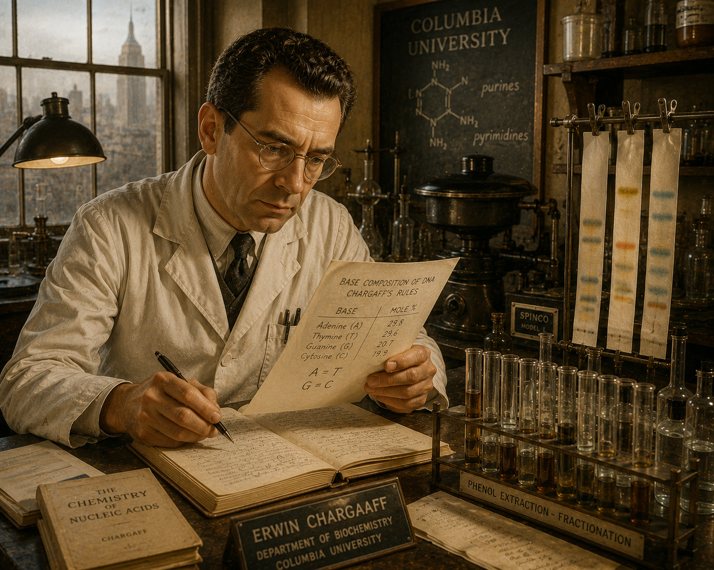 Hành Trình Khám Phá Bí Ẩn DNA: Erwin Chargaff và Những Quy Tắc Vàng