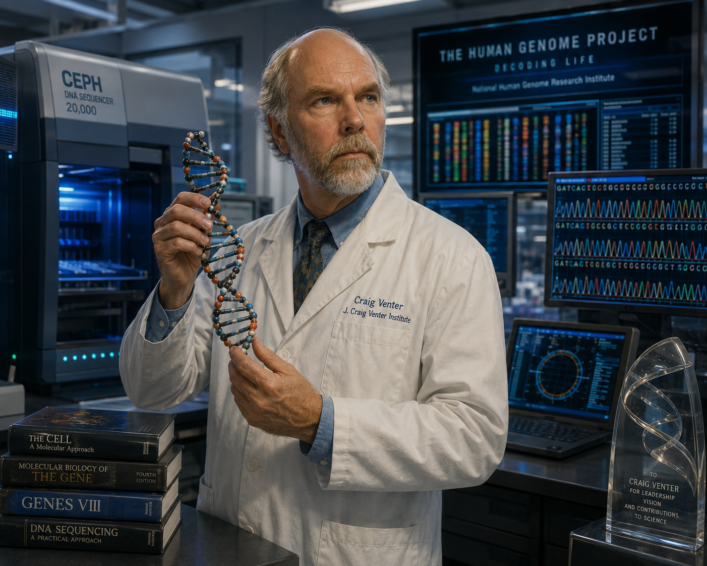 Hành Trình Giải Mã Bí Ẩn Sự Sống: Craig Venter và Bộ Gen Người
