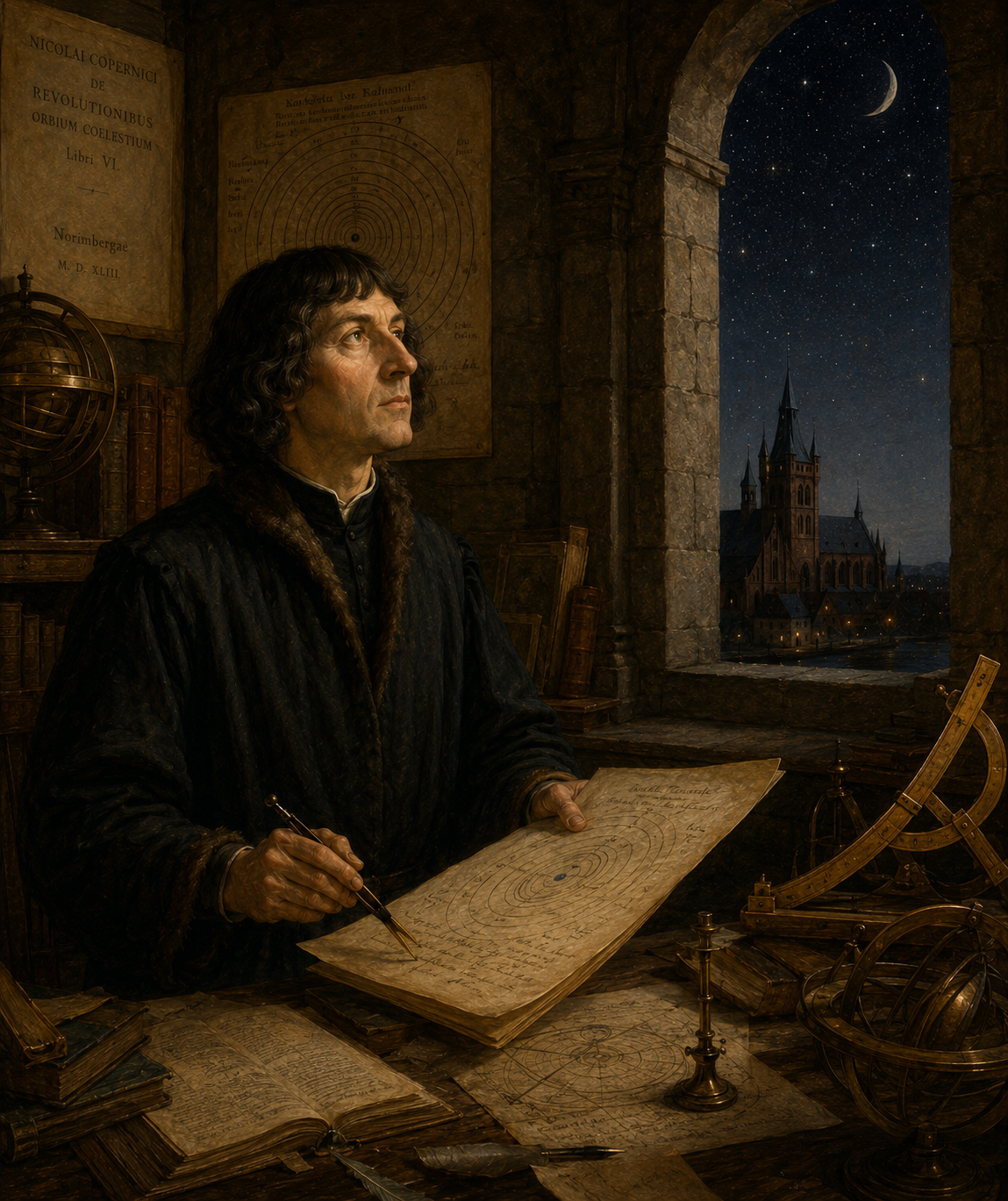 Ánh Sáng Từ Bầu Trời: Hành Trình Nhật Tâm Của Nikolaus Copernicus