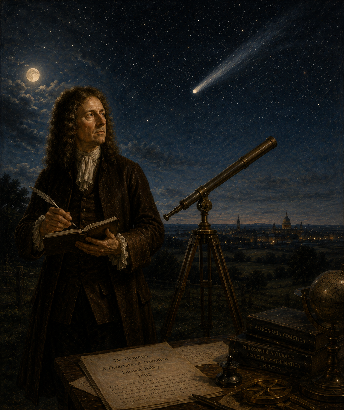 Edmond Halley: Người Vẽ Đường Bay của Sao Chổi